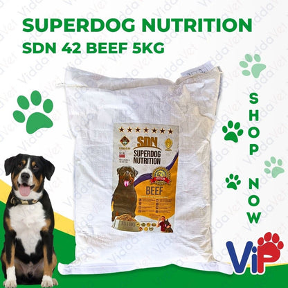 SDN 42 Superdog Nutrition Beef flavor 5kg