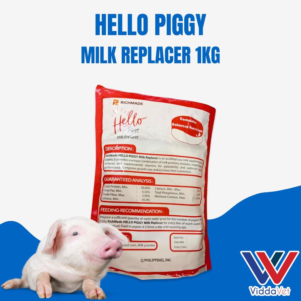Richmade Hello Piggy Milk Replacer 1kg