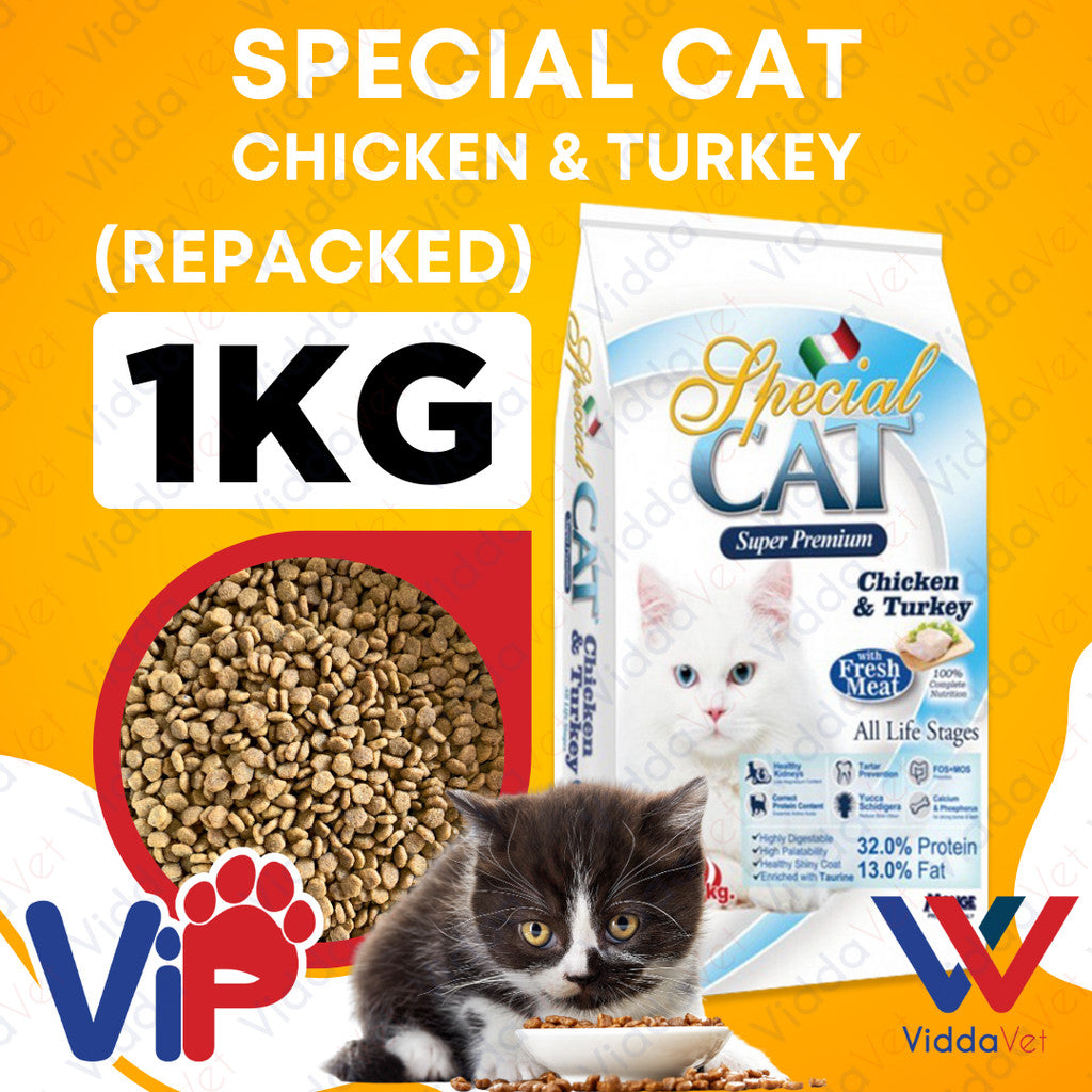 Special Cat Chicken & Turkey 1kg (Repacked)