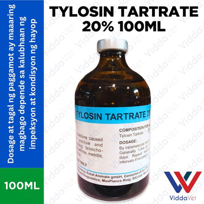1 bot Tylosin 20% 100ml for animals made in Germany anti pagtatae sa baboy tylosin tartrate 20%