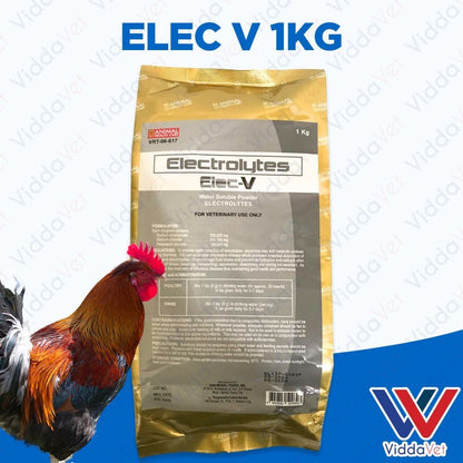 ELEC-V 1KG Electrolytes for Livestock, Supporting Energy and Vitality for Animals