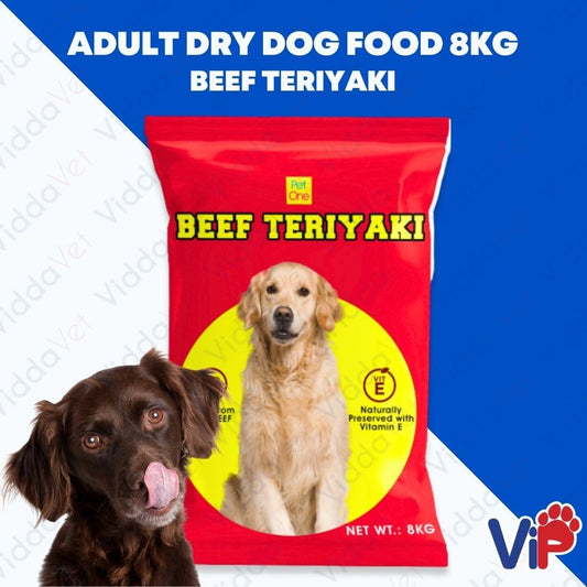 Adult Dry Dog Food Beef Teriyaki 8kg