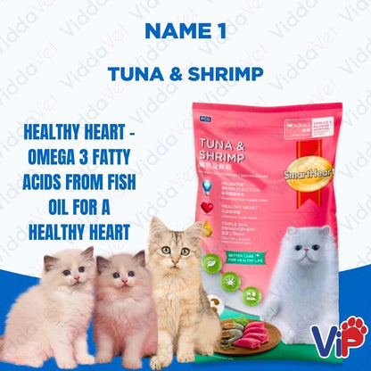 SmartHeart Adult and Kitten Cat Food Tuna and Shrimp 7kg