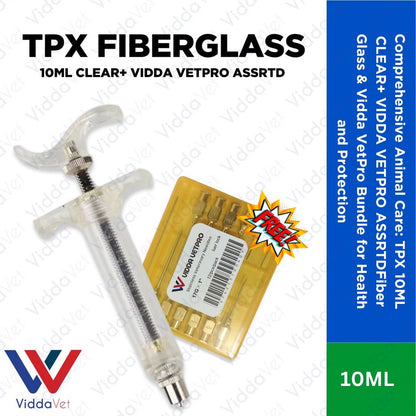 10mL Fiberglass Syringe with Vidda Vetpro Needles