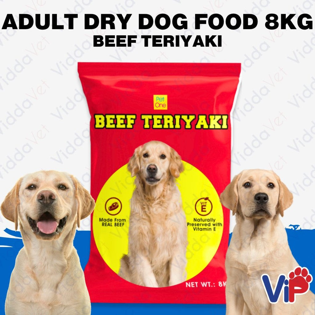 Adult Dry Dog Food Beef Teriyaki 8kg