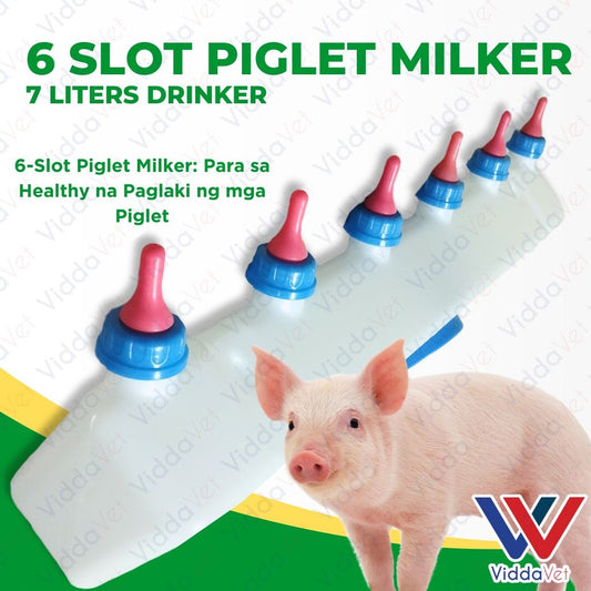 6-Slot Piglet & Goat Milker Machine 7L