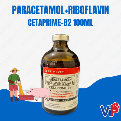 Cetaprime - B2 Paracetamol Riboflavin  B2 100ML