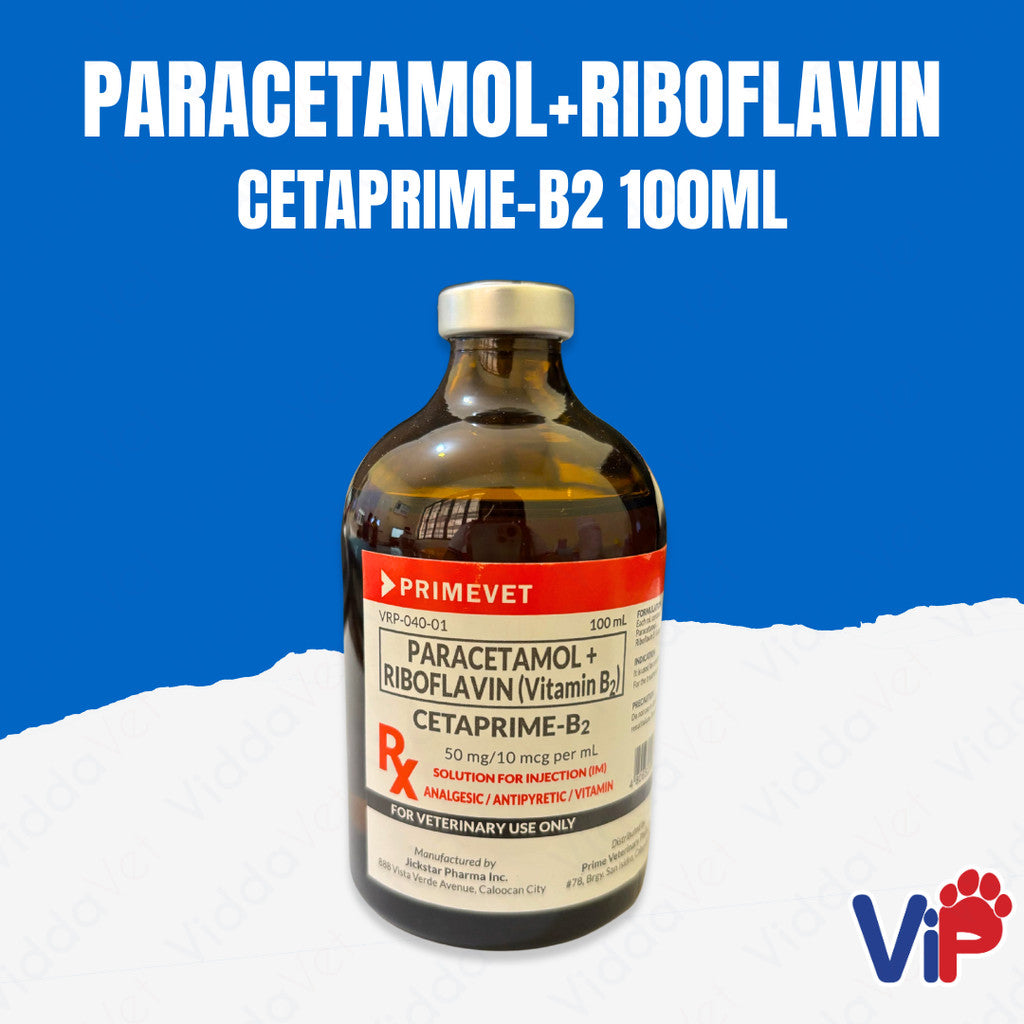 Cetaprime - B2 Paracetamol Riboflavin  B2 100ML