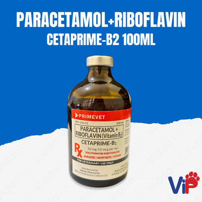 Cetaprime - B2 Paracetamol Riboflavin  B2 100ML