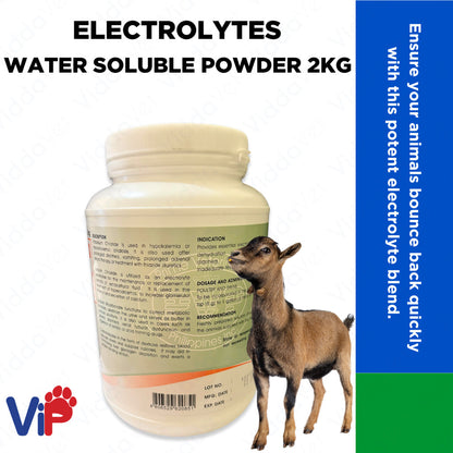 ELECTROLYTES WATER SOLUBLE POWDER 2kg