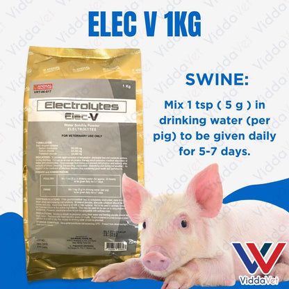 ELEC-V 1KG Electrolytes for Livestock, Supporting Energy and Vitality for Animals