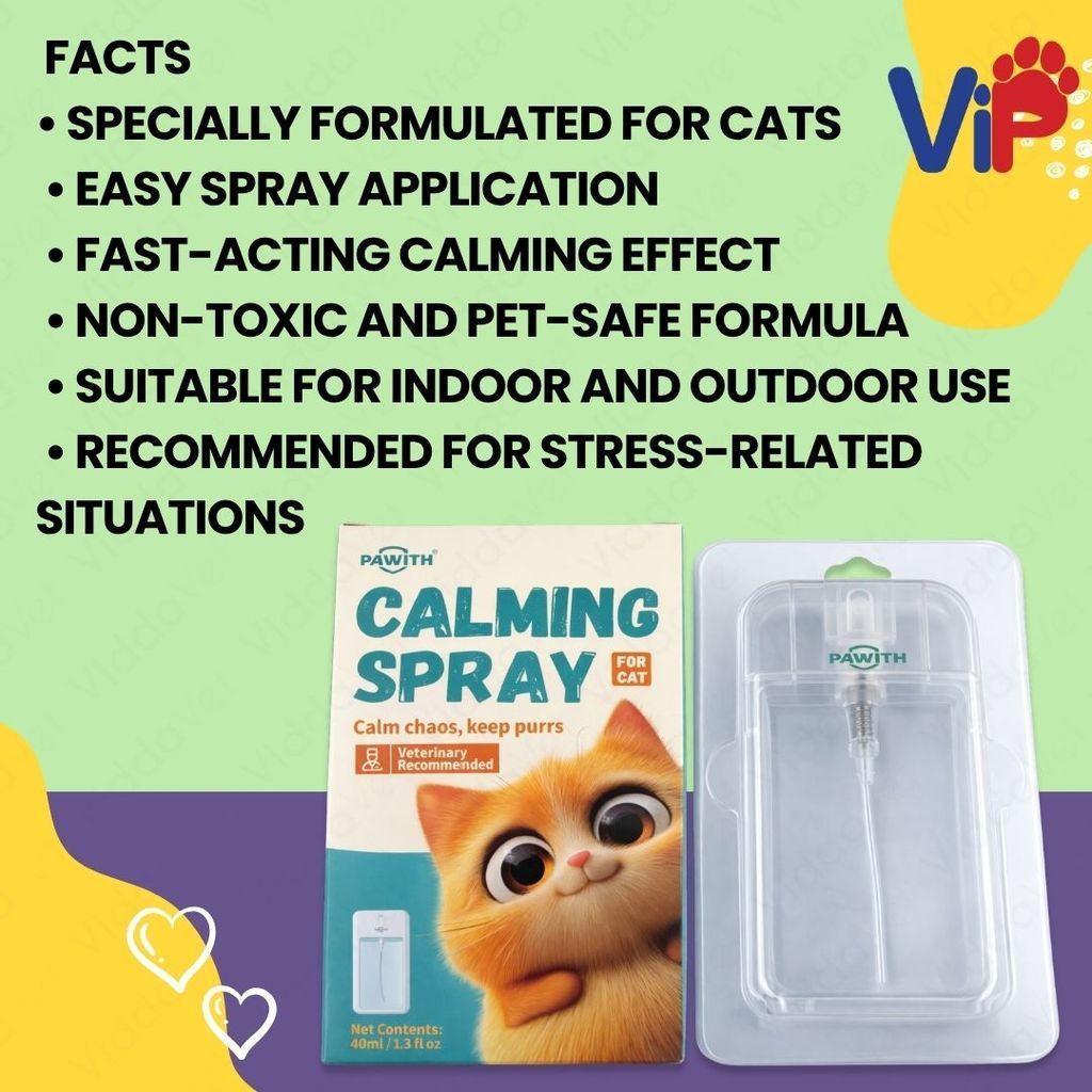 Cat Calming Spray 40ml Anxiety Relief Spray for Cats