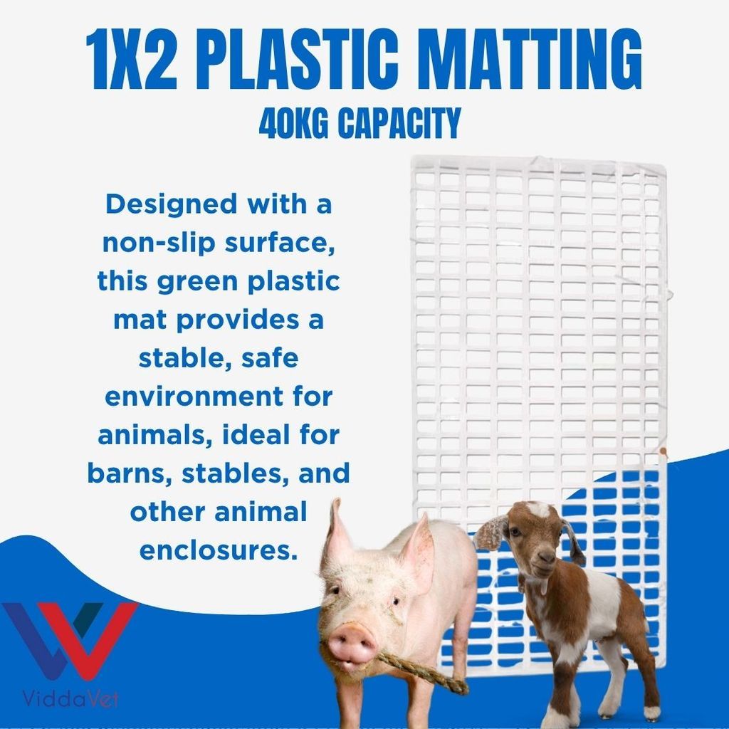 Heavy Duty Plastic Mattings 1x2 Para sa Farm, Poultry, at Kennel up to 40kgs capacity