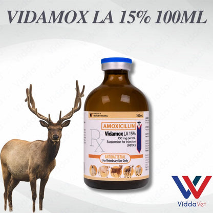 Vidamox LA 100ml Para sa May Sipon na Manok
