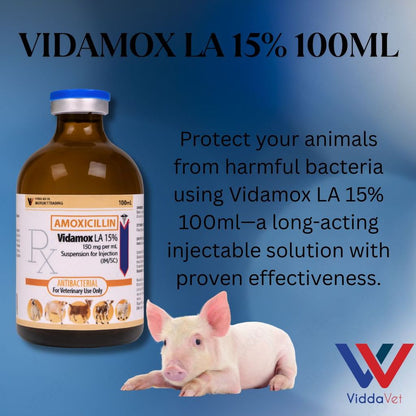 Vidamox LA 100ml Para sa May Sipon na Manok
