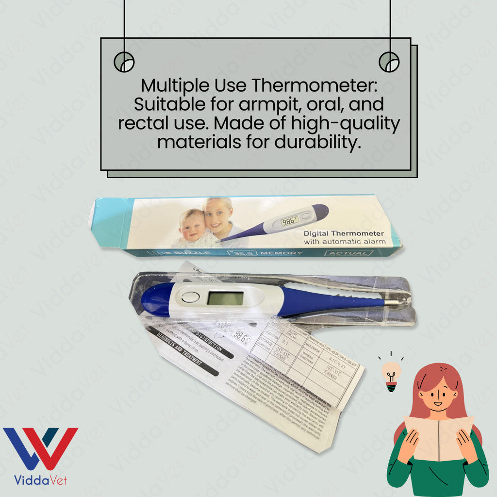 Farm Digital Thermometer for Livestock and Animals