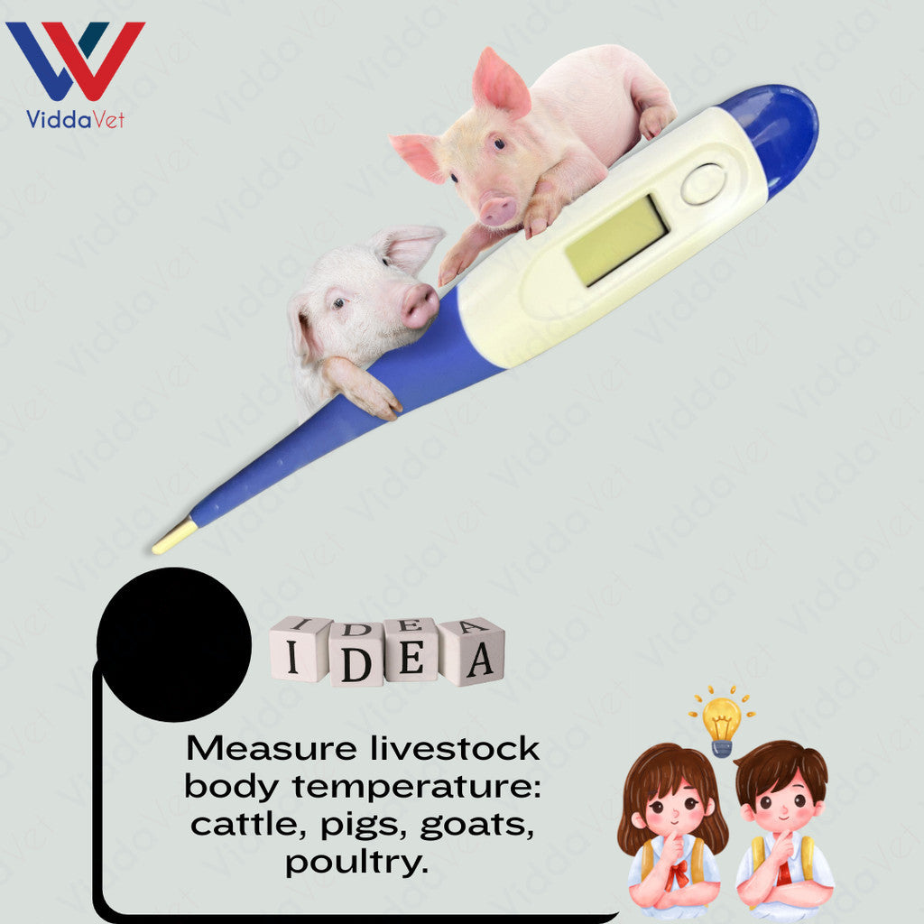 Farm Digital Thermometer for Livestock and Animals
