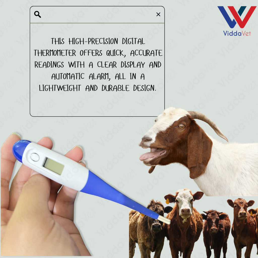 Farm Digital Thermometer for Livestock and Animals