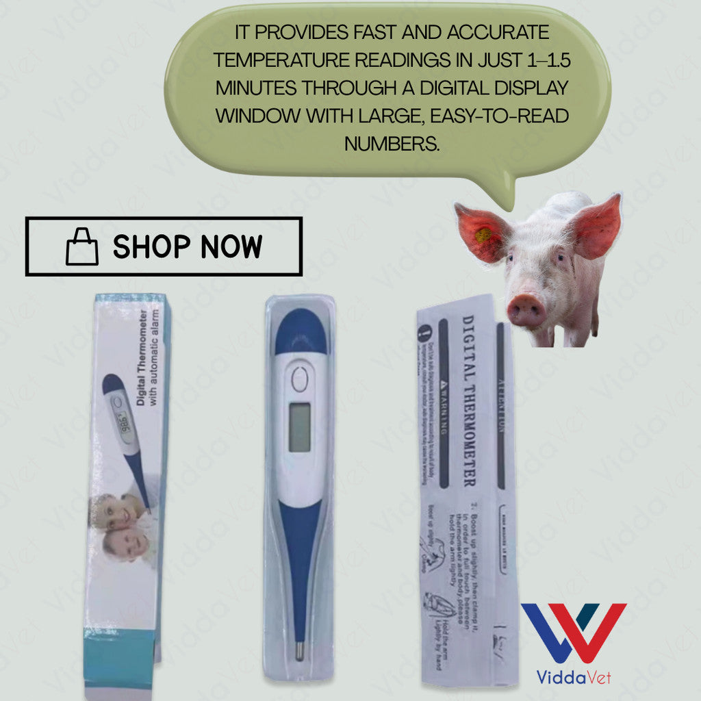 Farm Digital Thermometer for Livestock and Animals