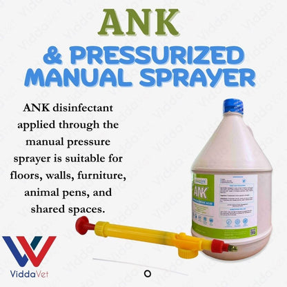 ANK Disinfectant for Daily Cleaning with Hand Sprayer