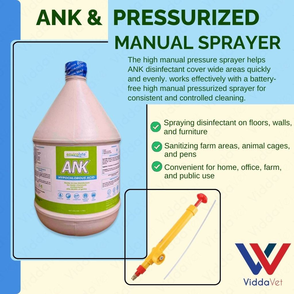 ANK Disinfectant for Daily Cleaning with Hand Sprayer