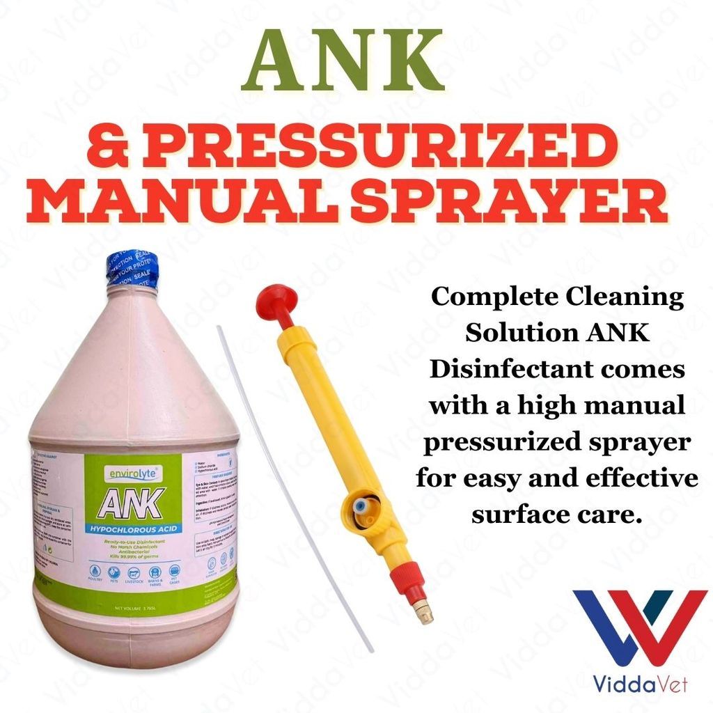 ANK Disinfectant for Daily Cleaning with Hand Sprayer