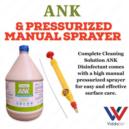 ANK Disinfectant for Daily Cleaning with Hand Sprayer