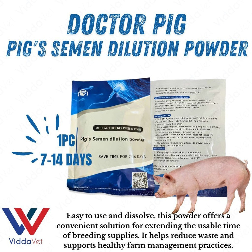 Doctor Pig Animal Care Powder for Farm Use Choose from 3 Preservation Durations