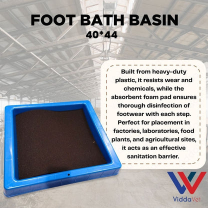 Foot Bath Basin with Foam