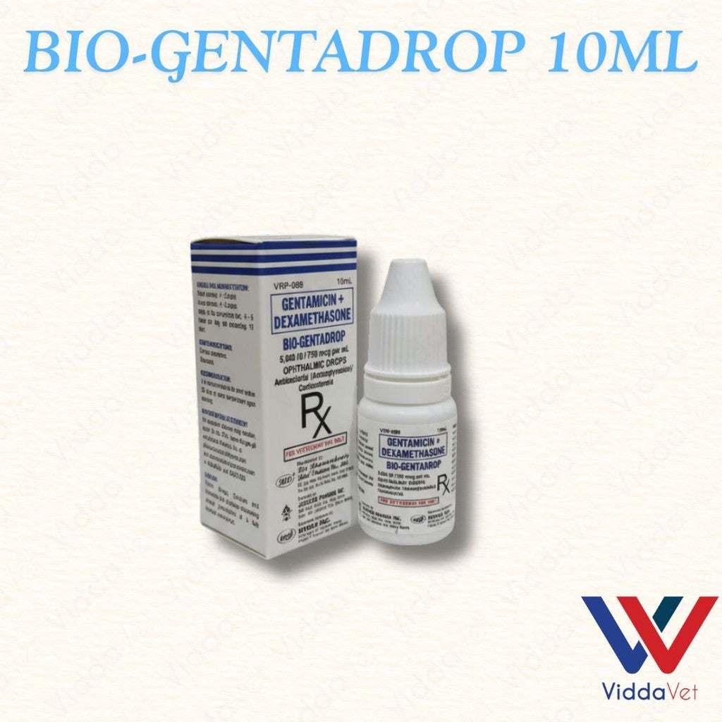Bio Gentadrop 10ml Ear Cleaner and Eye Relief for Pets