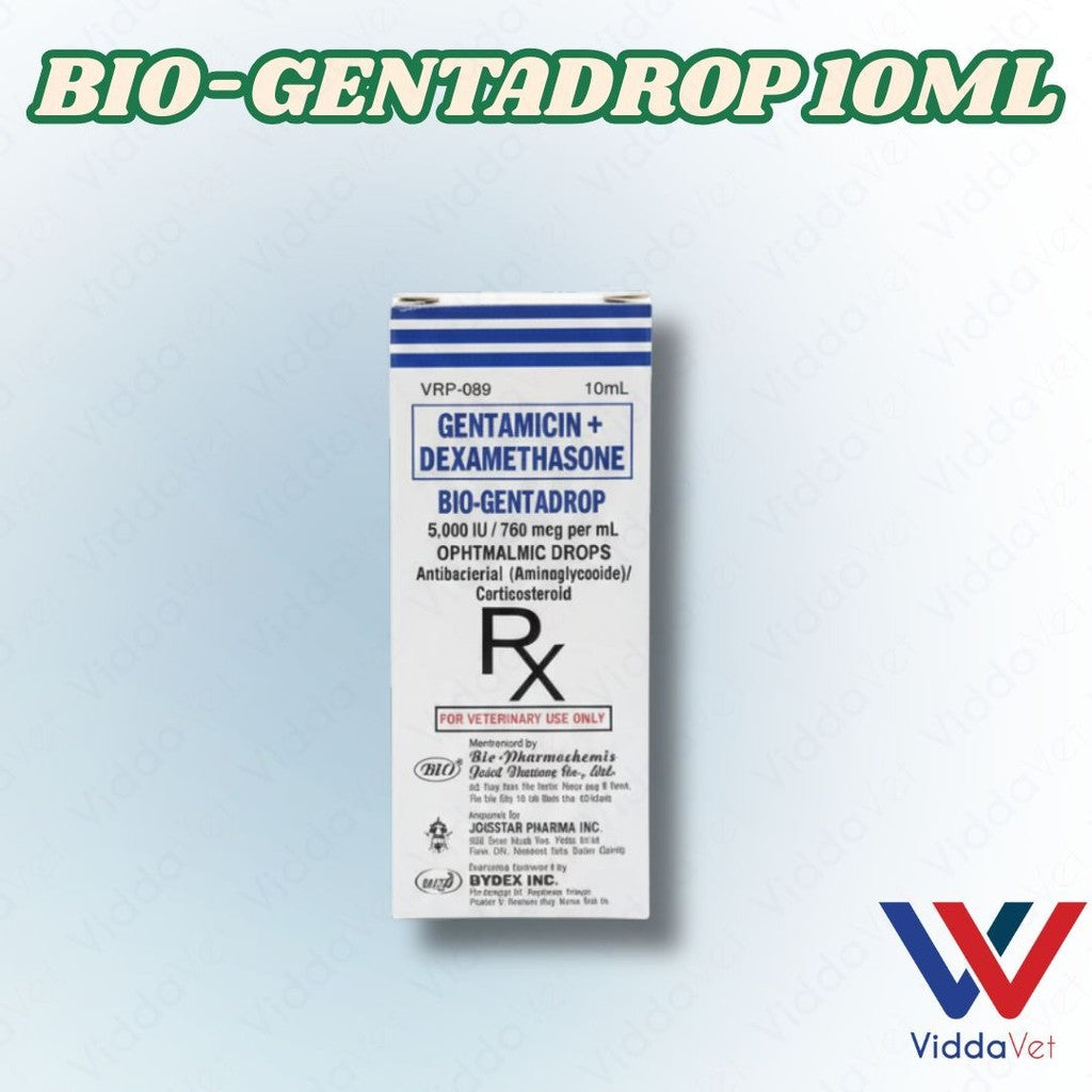 Bio Gentadrop 10ml Ear Cleaner and Eye Relief for Pets