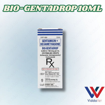 Bio Gentadrop 10ml Ear Cleaner and Eye Relief for Pets