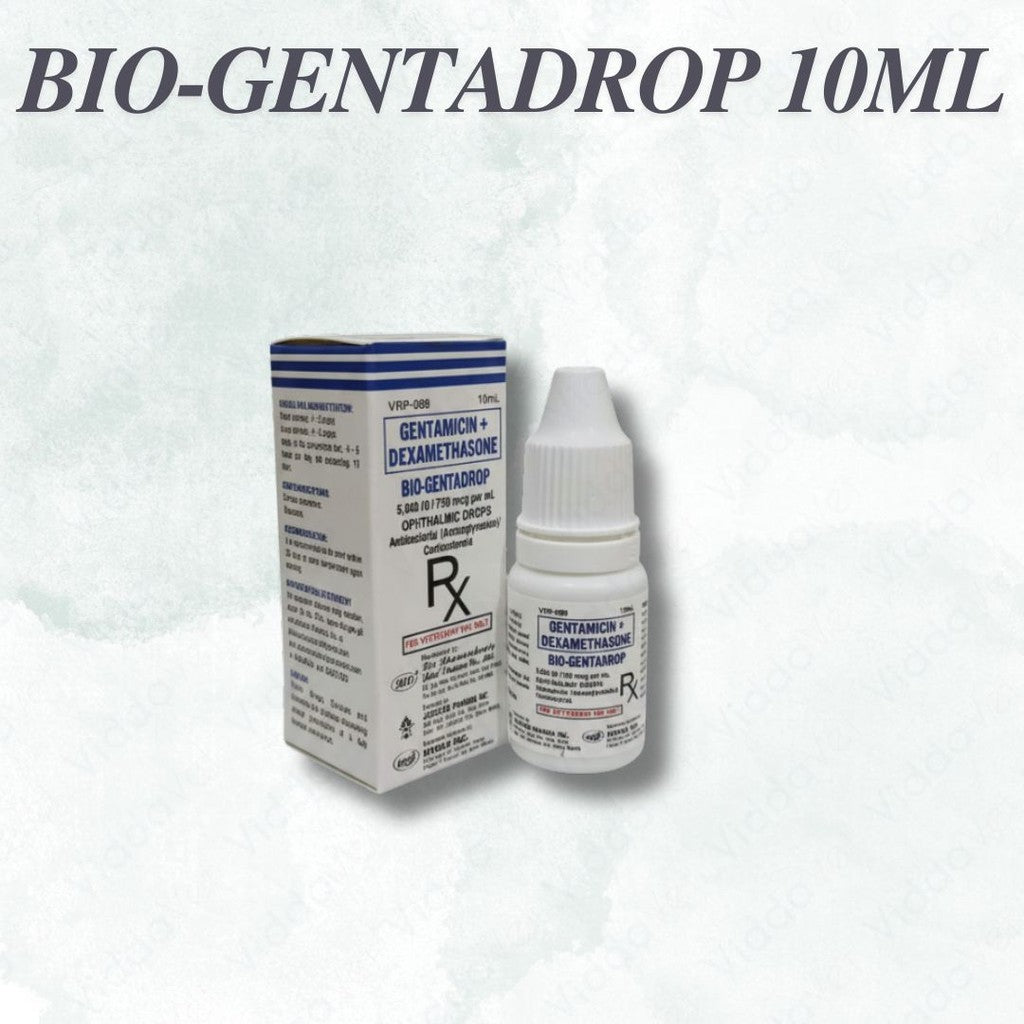Bio Gentadrop 10ml Ear Cleaner and Eye Relief for Pets