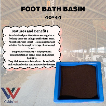 Foot Bath Basin with Foam